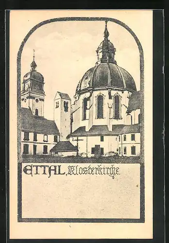 AK Ettal, Klosterkirche