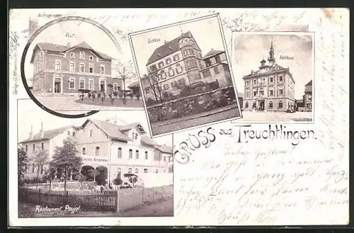 AK Treuchtlingen, Schloss, Rathaus, Post