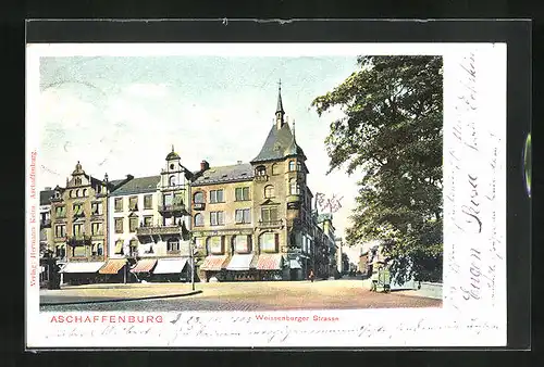 AK Aschaffenburg, Weissenburger Strasse
