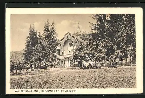 AK Marktschorgast, Waldrestaurant Grundmühle