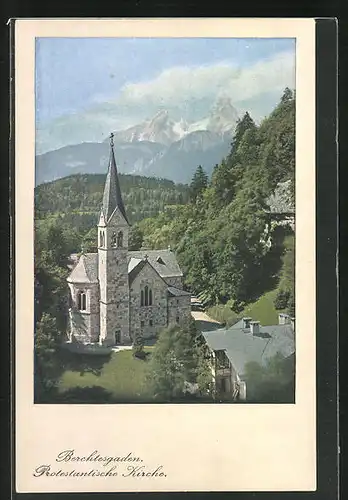 AK Berchtesgaden, Protestantische Kirche