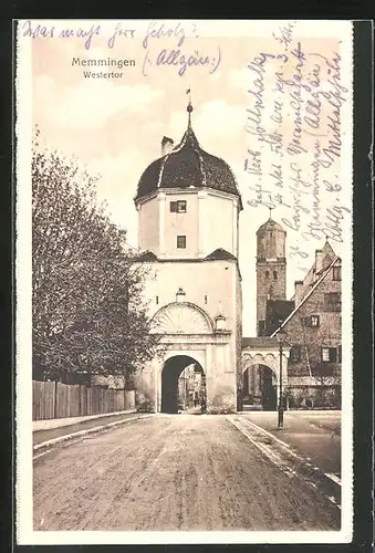 AK Memmingen, Strasse zum Westertor