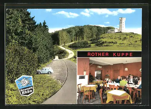 AK Roth /Rhön, Gasthaus auf der Rother Kuppe