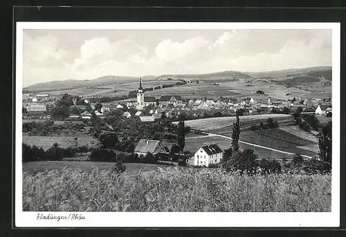 AK Fladungen, Totalansicht der Ortschaft