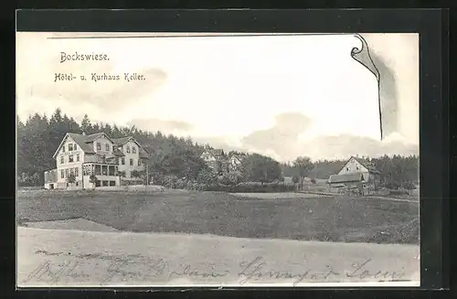 AK Bockswiese, Hotel u. Kurhaus Keller