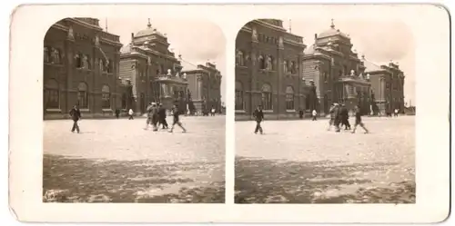 Stereo-Fotografie unbekannter Fotograf, Ansicht Russland, Schloss