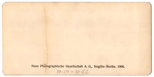 Stereo-Fotografie NPG, Berlin-Steglitz, Edeldame im Schlafgemach