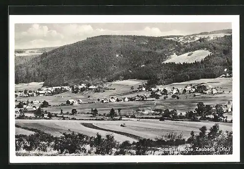 AK Zaubach, Panorama, Ort und Umgebung
