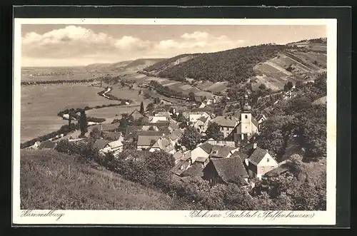 AK Pfaffenhausen b. Hammelburg, Blick ins Saalethal