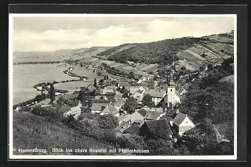 AK Pfaffenhausen b. Hammelburg, Blick ins obere Saaletal