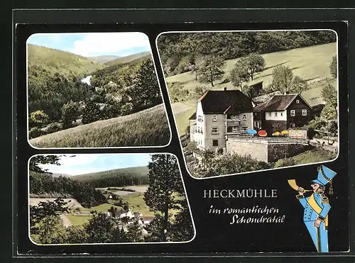 AK Heckmühle /Ufr., Gasthaus zum Schondratal