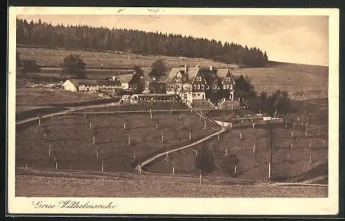 AK Wilhelmsruhe-Gries, Luftkurort mit Umgebung