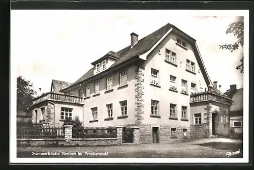 AK Hermes /Frankenwald, Gasthaus Gut Haueis