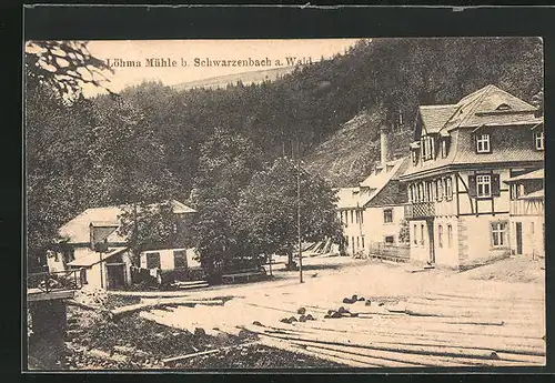 AK Schwarzenbach / Wald, Gasthof Löhma Mühle