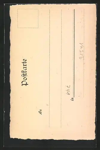 Künstler-AK Rothenburg, Alt Rothenburg du feine!, Festpostkarte 1905