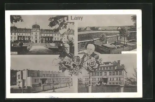 AK Lány, Präsident Masaryk (TGM), Zámek, Friedhof, Schule