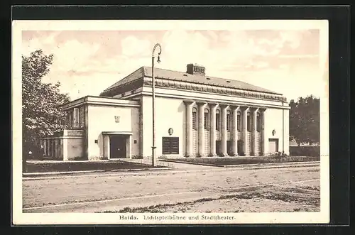 AK Haida, Lichtspielbühne und Stadttheater, Kino