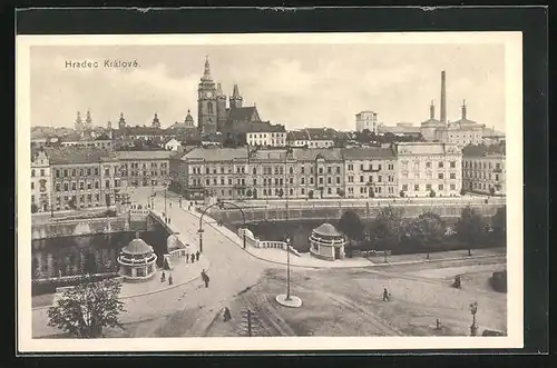 AK Königgrätz / Hradec Kralove, Panorama