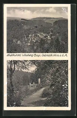 AK Wirsberg /Bayr. Ostmark, Teilansicht, Ortspartie