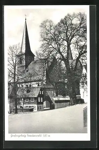 AK Grafengehaig, Blick zur Kirche