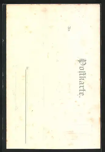 Lithographie Goslar, Brusttuch-Haus
