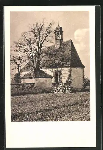 AK Ipsheim /Aischgrund, Ansicht der Friedhofkapelle