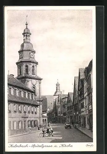 AK Kulmbach, Spitalgasse und Kirche