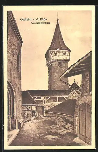 AK Ostheim v. d. Rhön, Waagglockenturm