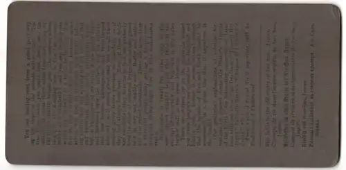 Stereo-Fotografie Underwood & Underwood, New York, Ansicht Aso-San / Japan, Blick über alten Vulkankrater nach Kumamoto