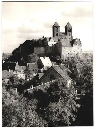 12 Fotografien Ansicht Quedlinburg / Harz, Herausgeber PGH Film & Bild Berlin, Foto Zerback, Leben im Sozialismus-DDR