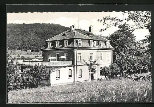 AK Bad Brückenau-Wernarz, Pension und Altenferienheim Villa Bavaria