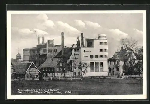 AK Neundorf-Mitwitz, Brauerei Frankenbräu Lorenz Bauer