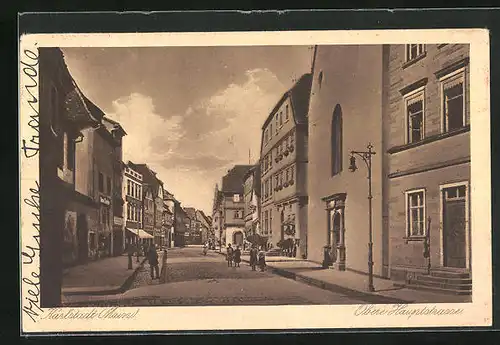 AK Karlstadt /Main, Obere Hauptstrasse