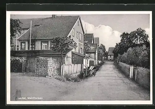 AK Lauter /Mainfranken, Strassenpartie im Ortskern
