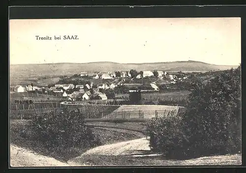 AK Tronitz bei Saaz, Panorama
