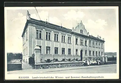 AK Kaaden / Kadan, Landwirtschaftliche Winter- und Sommer-Haushaltungsschule