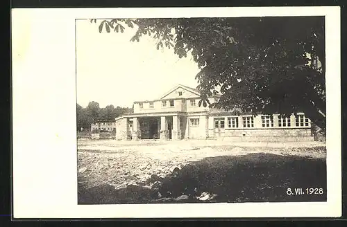 AK Libocany u Zatce, Grösseres Gebäude, 08.07.1928