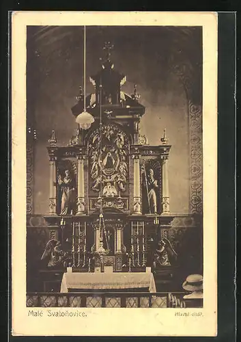 AK Malé Svatonovice, Hlavni oltar