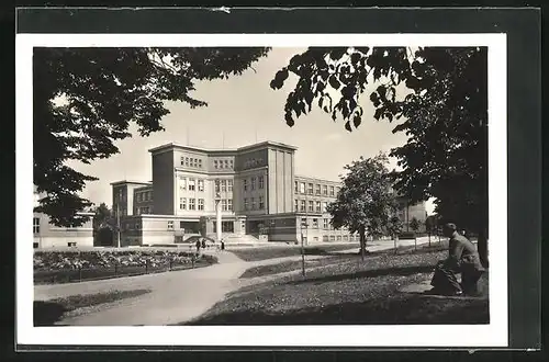 AK Königgrätz / Hradec Kralove, Rasinovo gymnasium