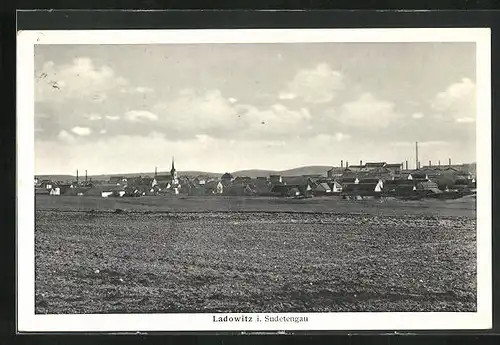 AK Ladowitz, Panorama der Stadt