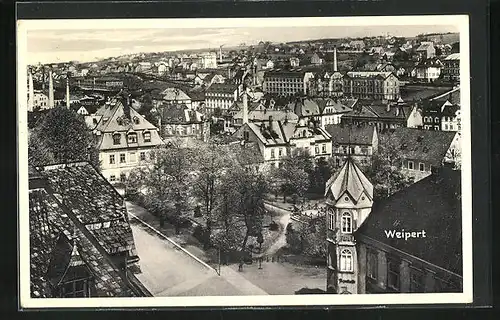 AK Weipert / Vejprty, Apotheke an einem Platz im Stadtkern