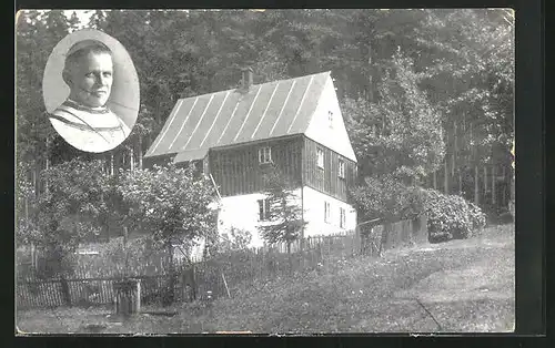 AK Weipert / Vejprty, Geburtshaus Dr. Theodor Kardinal Innitzer, Erzbischof von Wien