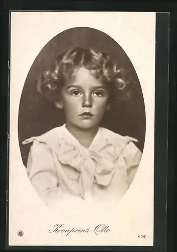 AK Kronprinz Otto von Österreich als kleines Kind