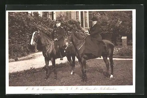 AK H. M. de Koningin en Z. K. H. de Rins der Nederlanden