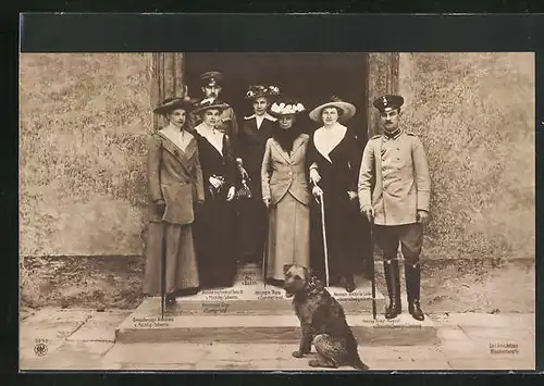 AK Prinzessin Max v. Baden, Herzogin Thyra v. Cumberland, Herzogin Viktoria Luise v. Braunschweig u. Lüneburg