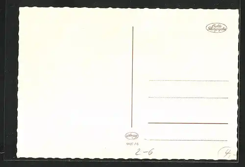 AK Erklärung der Briefmarkensprache, Liebespaar