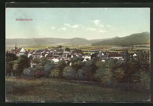 AK Schesslitz, Panorama des Orts