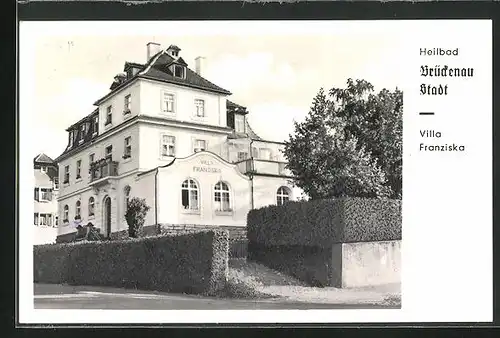 AK Brückenau, Hotel Villa Franziska