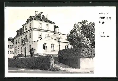 AK Brückenau, Hotel Villa Franziska