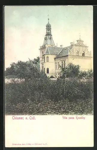 AK Chlumec n. Cidl., Vila pana Kozelky